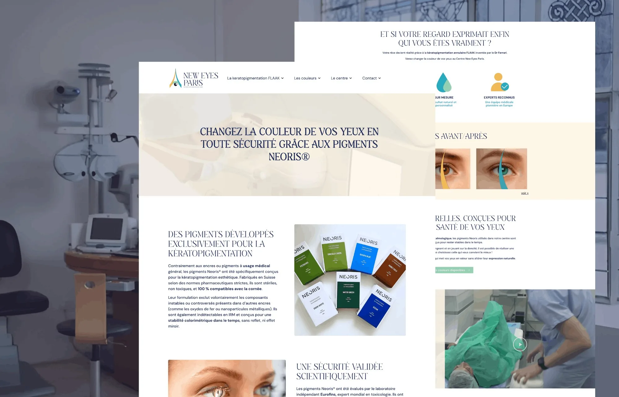 Site New Eyes Paris