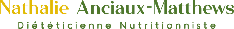Logo d'Alimentation Plaisir, Nathalie Anciaux-Matthews, diététicienne-nutritionniste